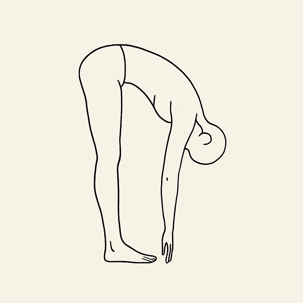 Flexion avant uttanasana