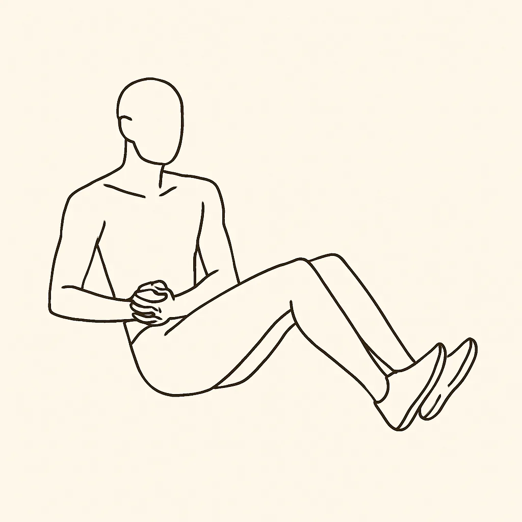 Russian twist assise