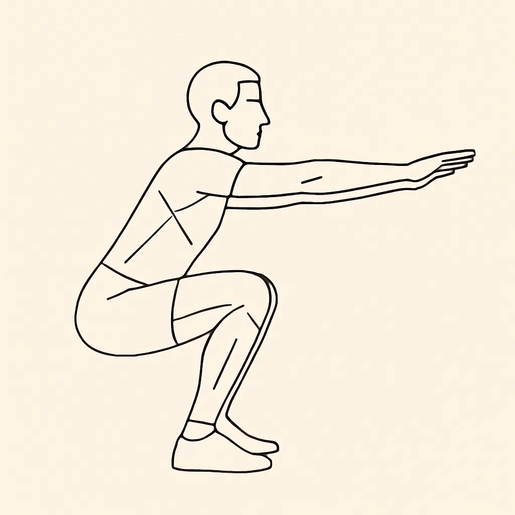 Position basse du squat