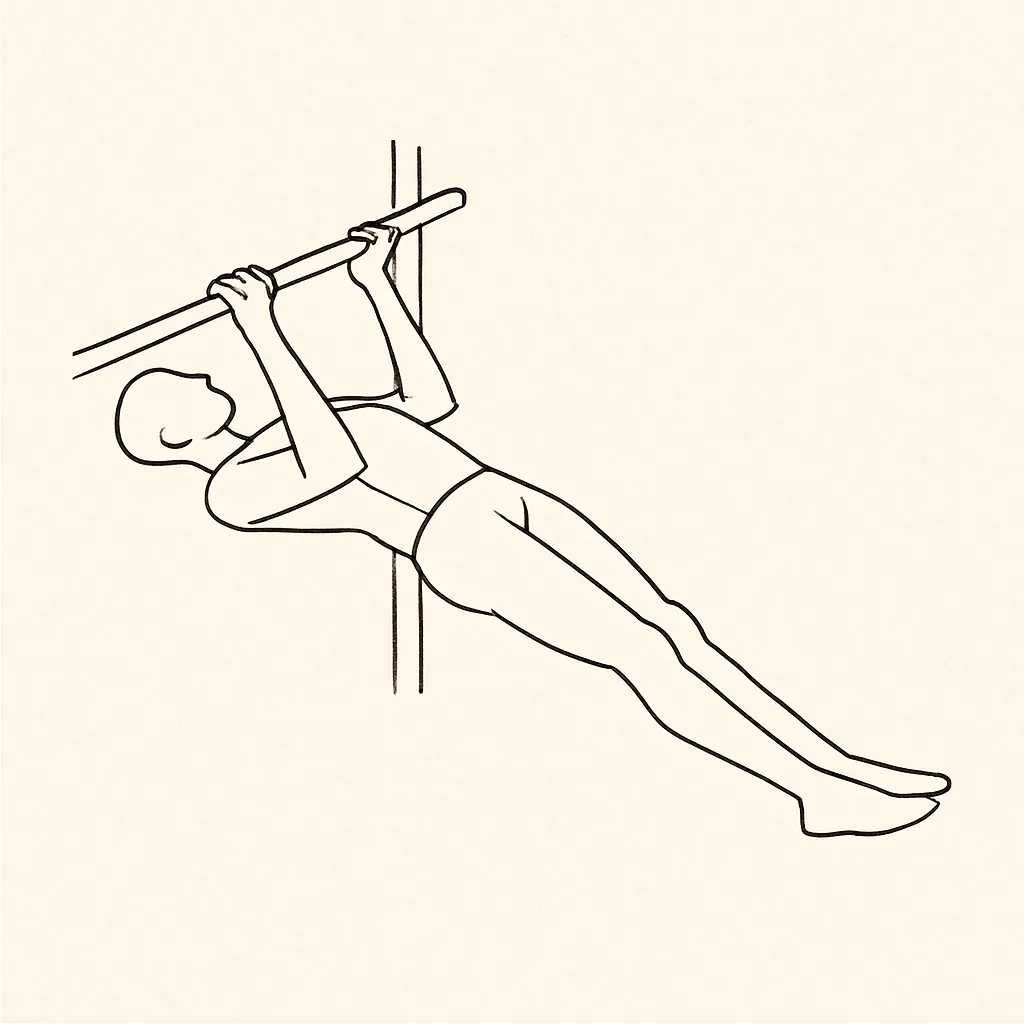 Position du tirage horizontal inversé
